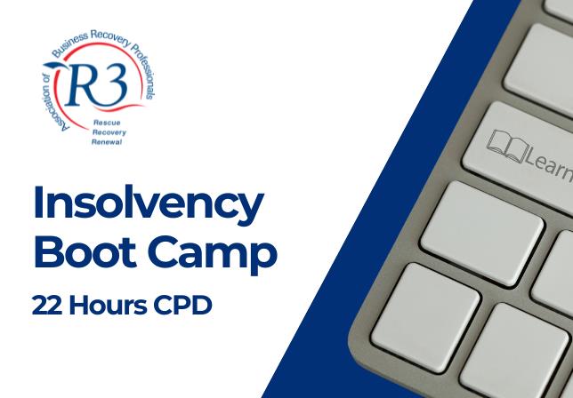 Insolvency Boot Camp: REGISTER INTEREST September 2024