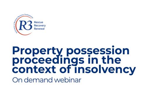 Property possession proceedings in the context of insolvency
