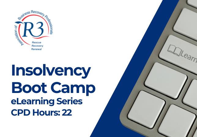 COMING SOON: Insolvency Boot Camp eLearning Series